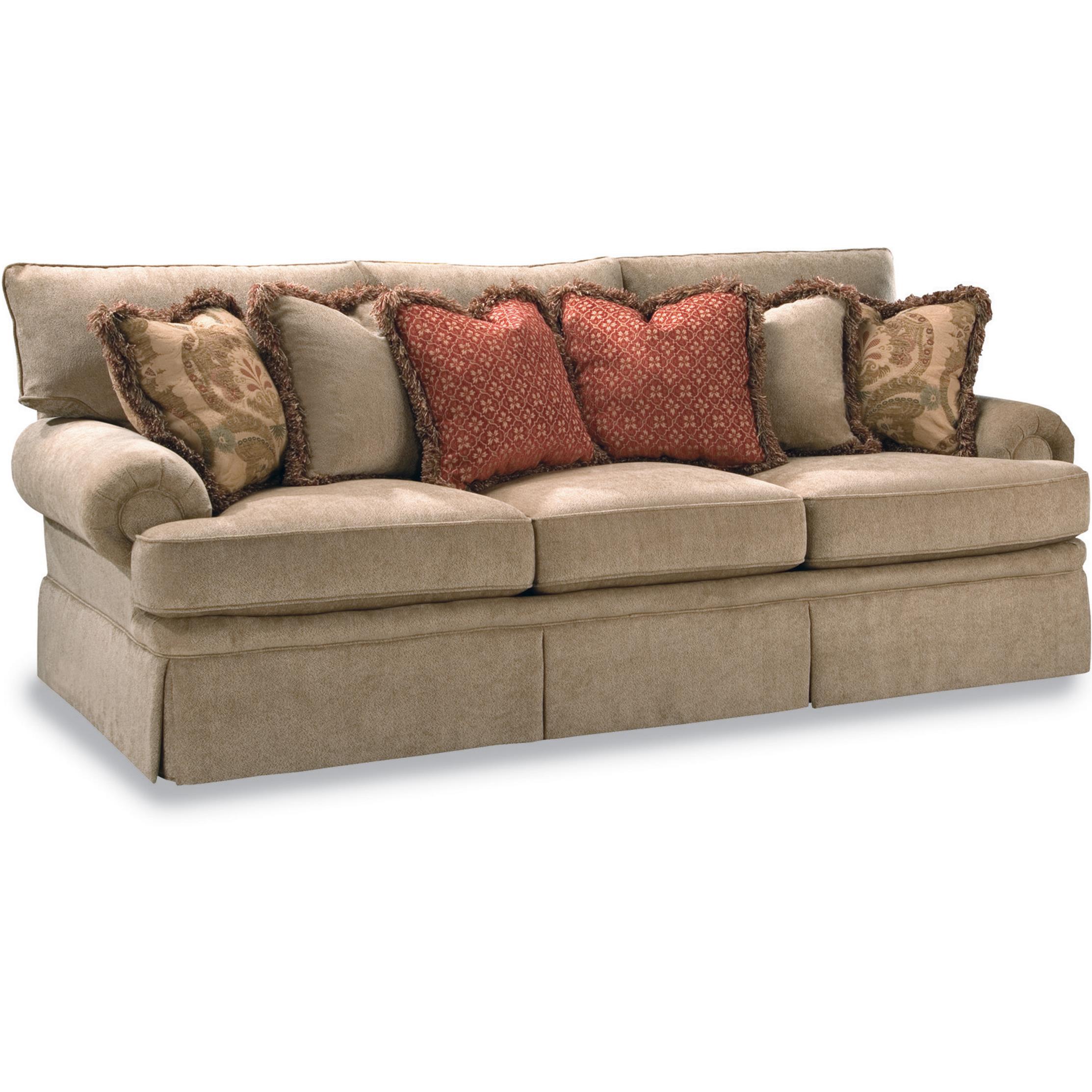 Huntington House 2081 Sofa with Low Profile Rolled Arm Belfort
